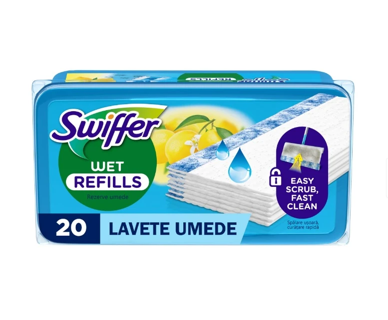 Rezerve lavete umede pentru pardoseala Swiffer Sweeper, 20 buc